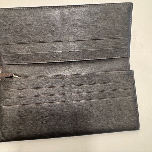 dunhill Black Leather Men's / Women’s Bi-Fold Long Wallet - Picture 4 of 15